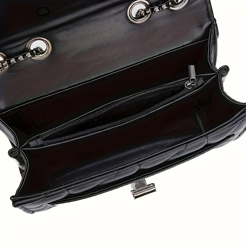 Bolsa Transversal Luxura Vantrelle – Elegância Matelassê em Couro Genuíno