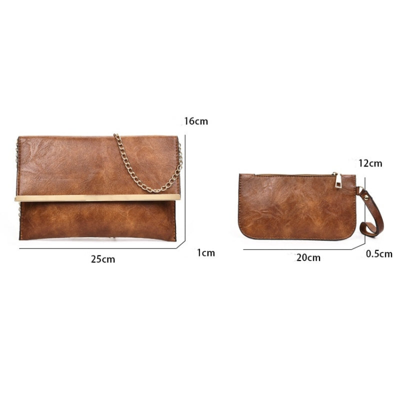 Kit Bolsa Feminina com Alças Tiracolo e Carteiras de Mão