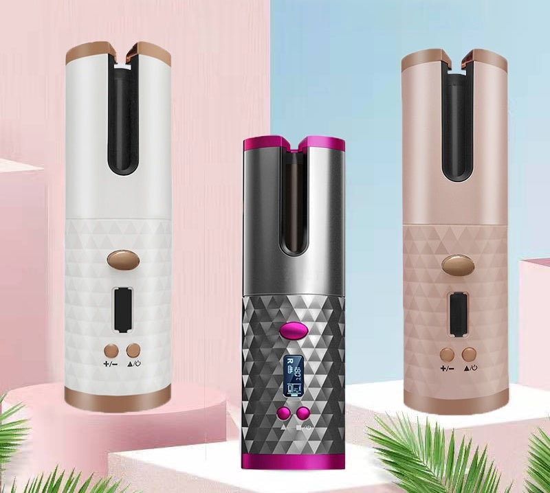 Detalhe do display digital e botão de rotação do babyliss ModelHair™