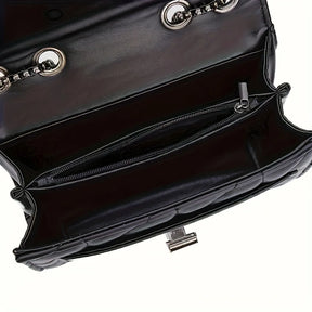 Bolsa Transversal Luxura Vantrelle – Elegância Matelassê em Couro Genuíno