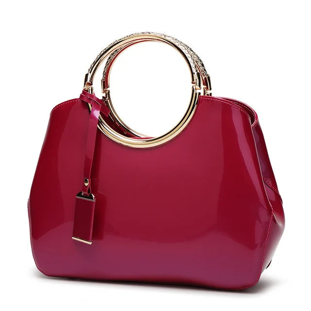  Bolsa Feminina Luxo Design Italialo BellaGlamour Classic
