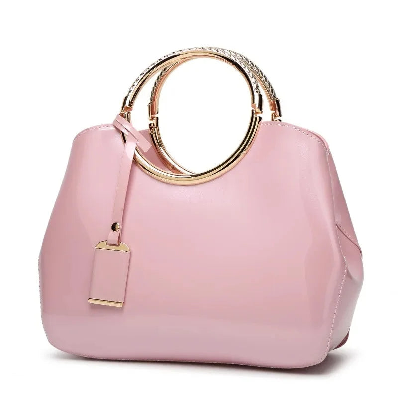  Bolsa Feminina Luxo Design Italialo BellaGlamour Classic
