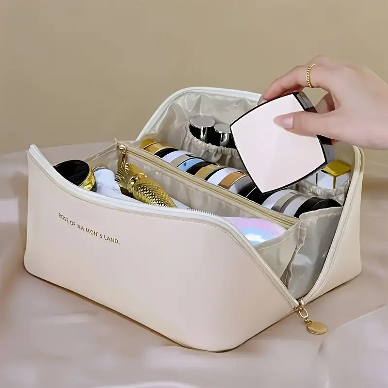 Bolsa Feminina Necessaire MakeStelle: Organização compacta com proteção inteligente