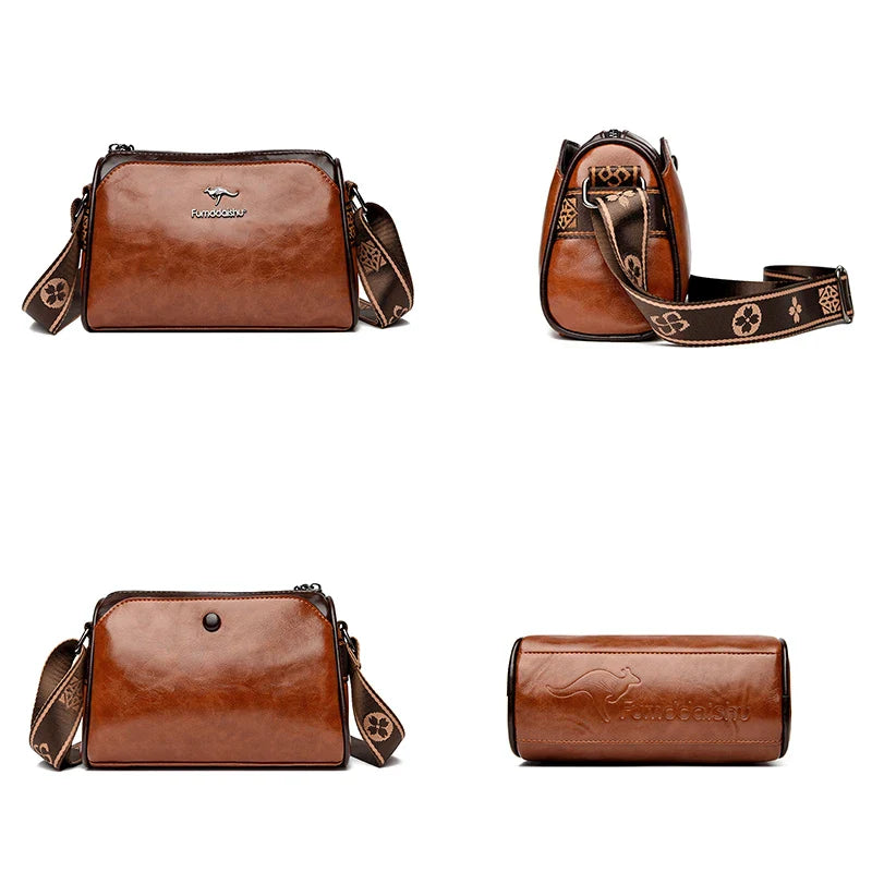 Bolsa Feminina de Couro Tiraloco transversal SayLumière