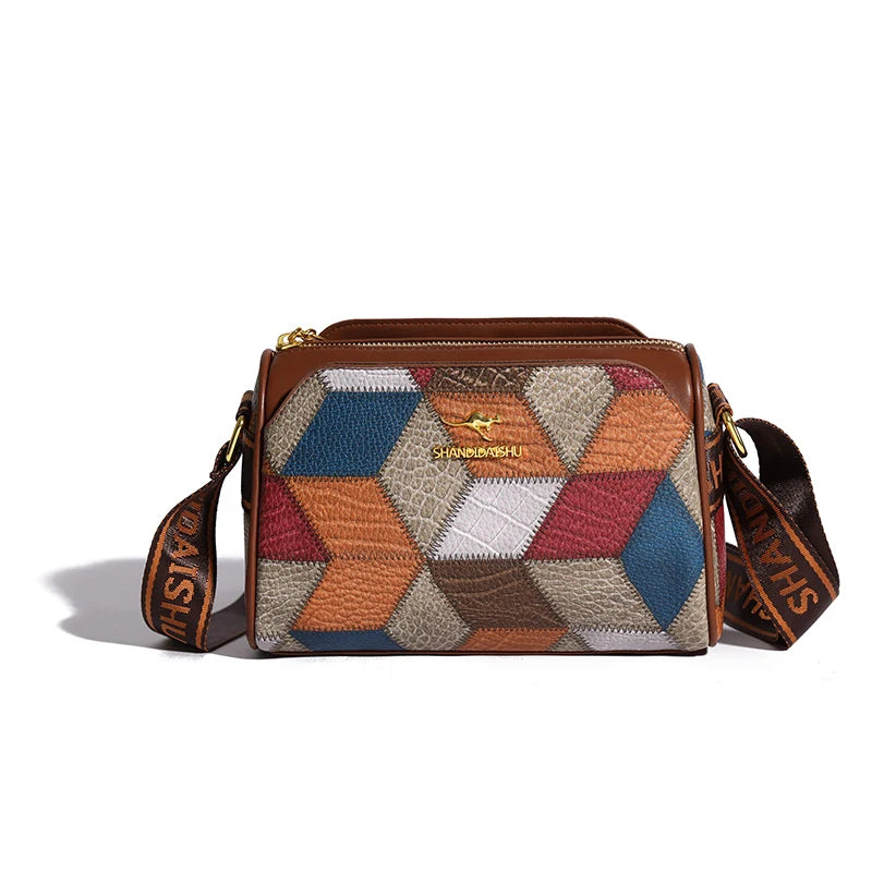 Bolsa Feminina de Couro Tiracolo transversal SayLumière