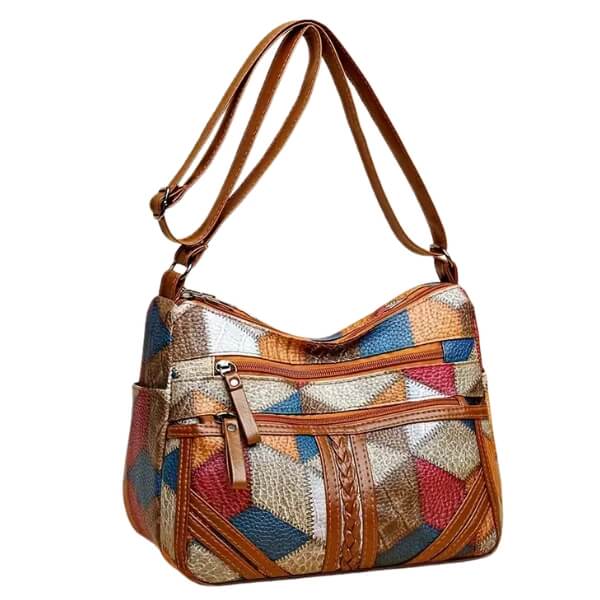 Bolsa Feminina de Couro Tiracolo transversal SayVelluto