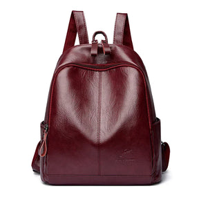 Mochila Feminina La Vellure de Couro – Espaçosa, Sofisticada e Versátil para o Dia a Dia