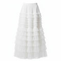 Saia Longa de Tule Branca - Delicadeza e Romantismo para Ocasiões Especiais