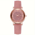 Relógio feminino de luxo com mostrador elegante