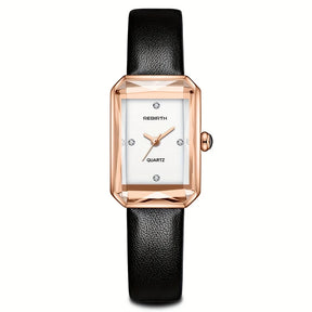 Relógio Feminino de Quartzo Rebirth – Estilo Atemporal com Toque Moderno