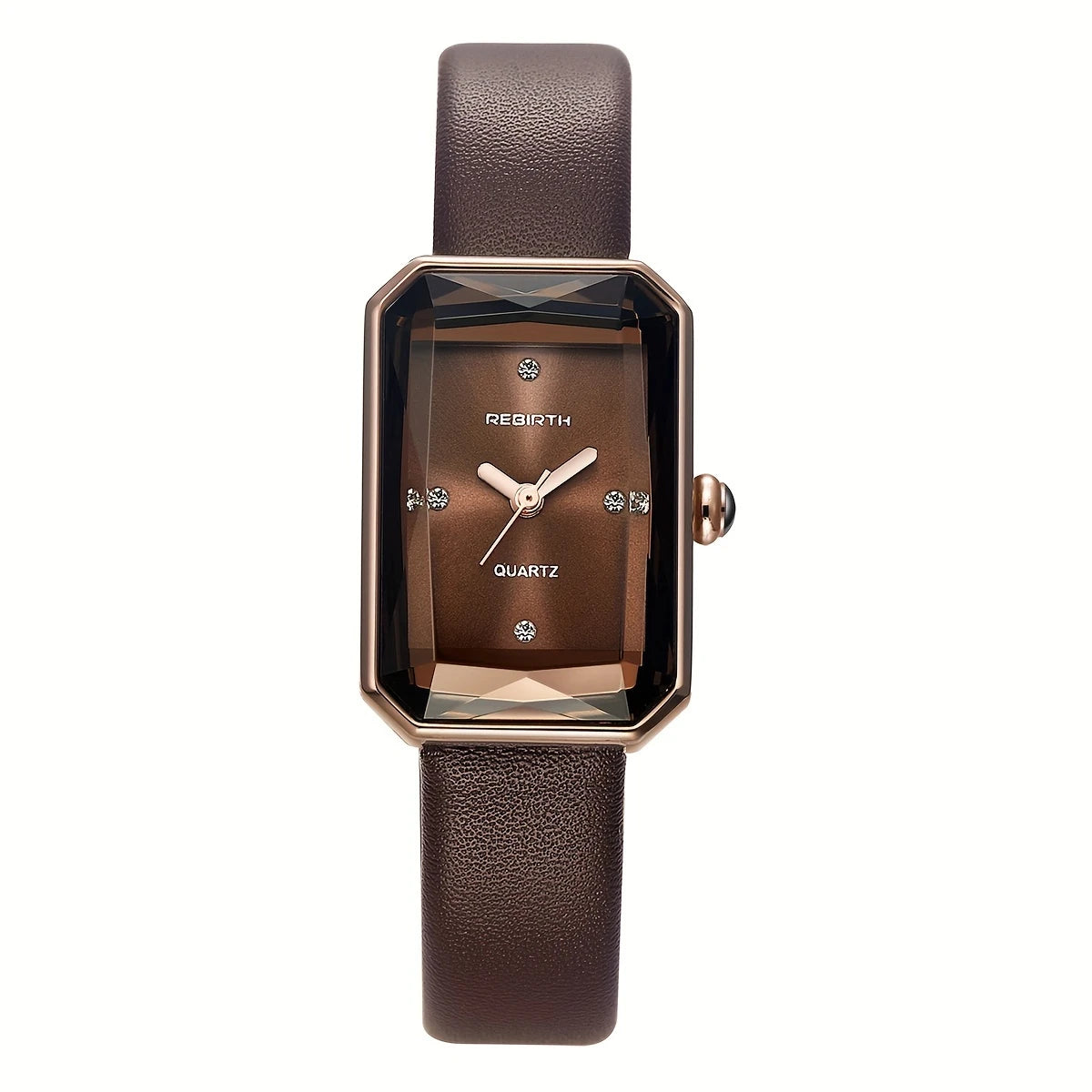 Relógio Feminino de Quartzo Rebirth – Estilo Atemporal com Toque Moderno