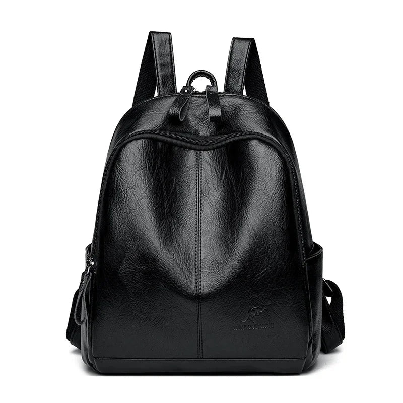 Mochila Feminina La Vellure de Couro – Espaçosa, Sofisticada e Versátil para o Dia a Dia