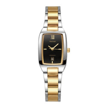 Relógio Bracelete Feminino Aurélize Noir – Luxo Dourado com Mostrador Retangular Elegante